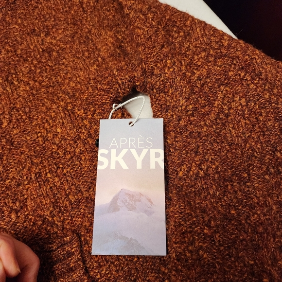 APRES Zip-up Cardigan Sweater Or Jacket L - Picture 11 of 13